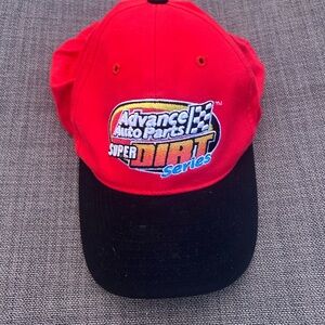 Advance Auto Parts Super DIRT Series Red and Black Cap